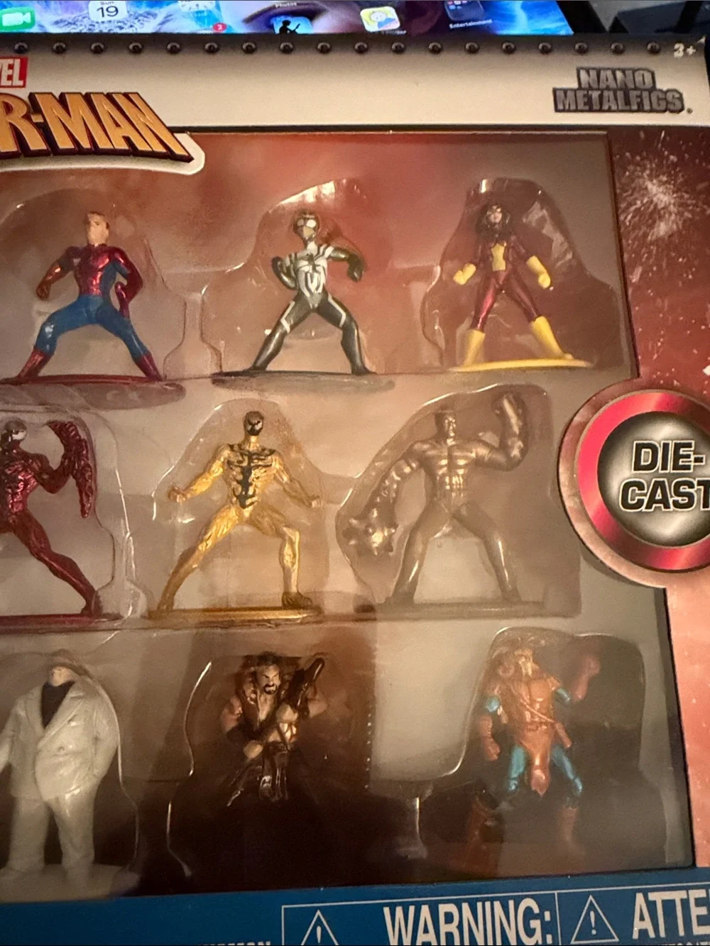 Marvel Spider-Man Series 8 Die-Cast Figure Set - Multicolor